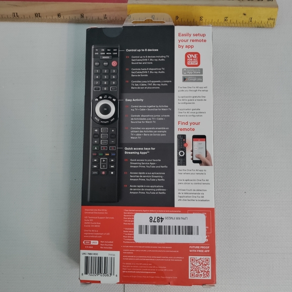 One for all universal remote - Picture 2 of 6